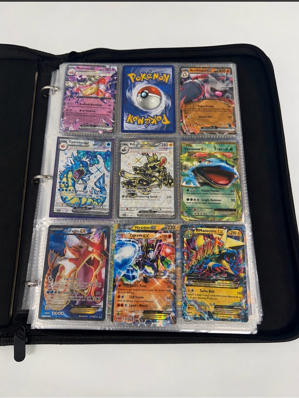 Amazon Pokémon Holographic EX Collector Card Binder Page - Multi Color